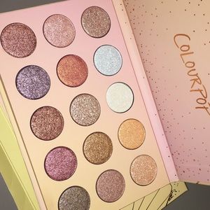 Colourpop gold state of mind eyeshadow palette